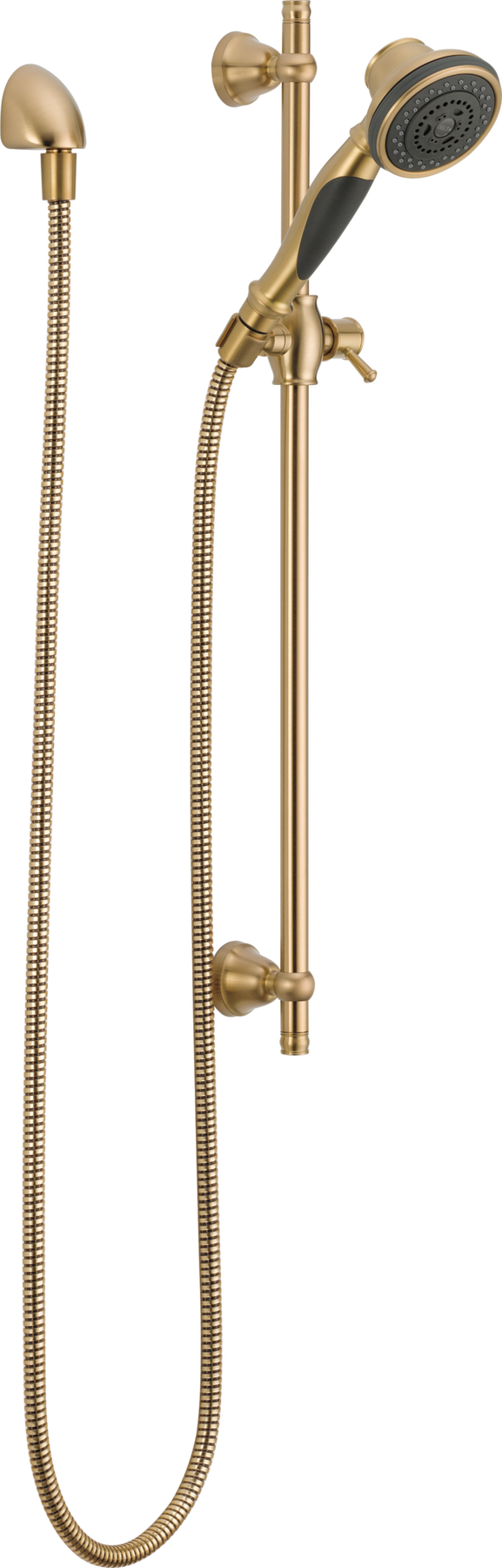 Premium 3-Setting Slide Bar Hand Shower with Wall Elbow